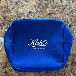 Kiehl's Royal Blue Travel Pouch